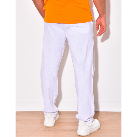 Pantalon léger coupe droite Pantalon léger coupe droite