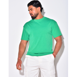 T-shirt côtelé T-shirt côtelé