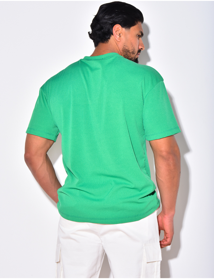T-shirt côtelé T-shirt côtelé