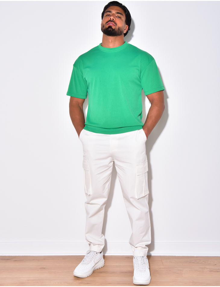 T-shirt côtelé T-shirt côtelé