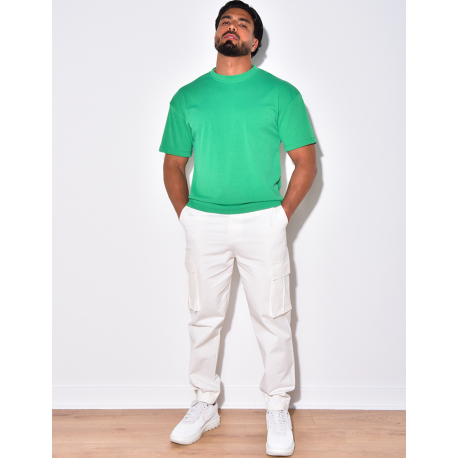 T-shirt côtelé T-shirt côtelé