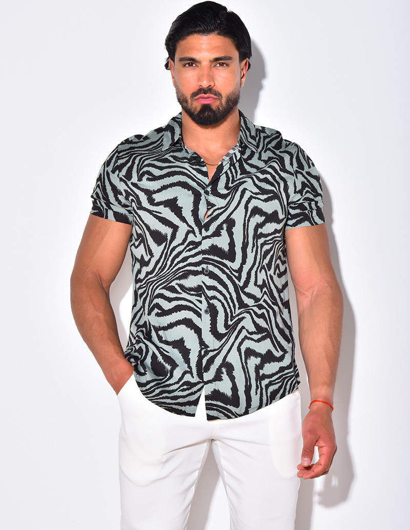 Chemise homme à motif