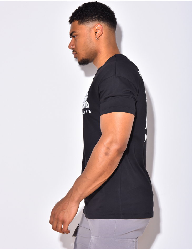 T-shirt homme "Amour fleurs"