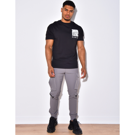 T-shirt homme "Amour fleurs"
