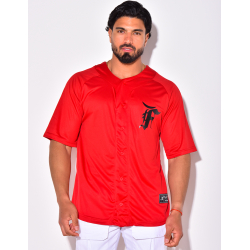 T-shirt homme à boutonner