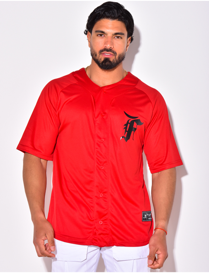 T-shirt homme à boutonner