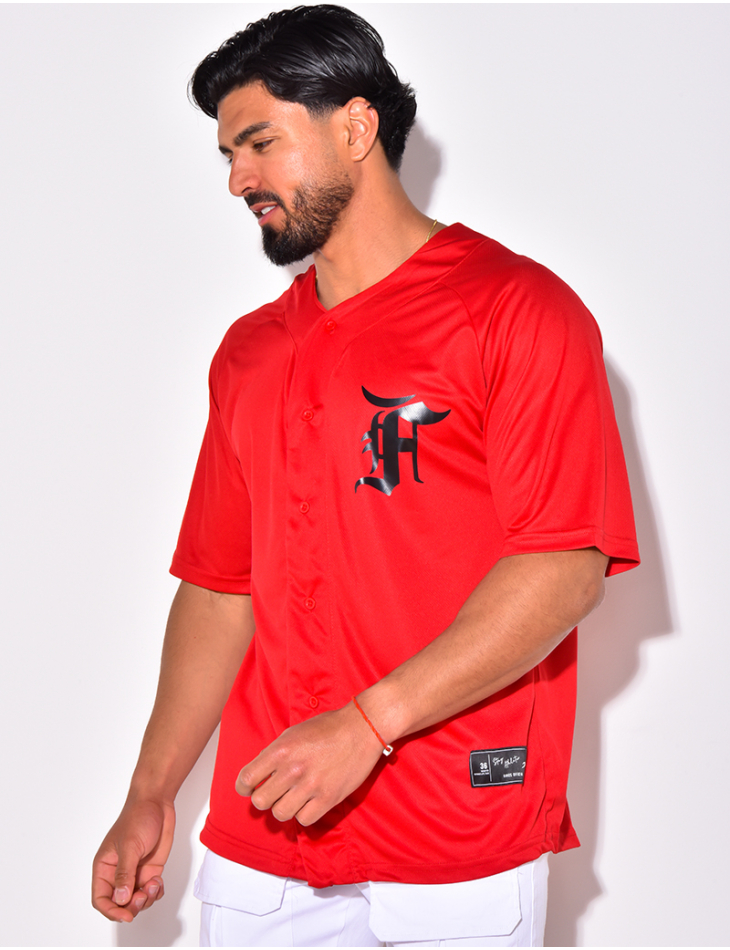 T-shirt homme à boutonner