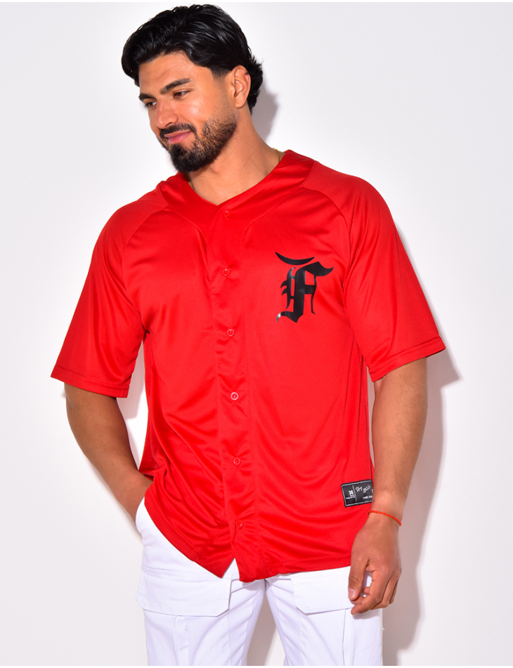 T-shirt homme à boutonner