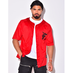 T-shirt homme à boutonner