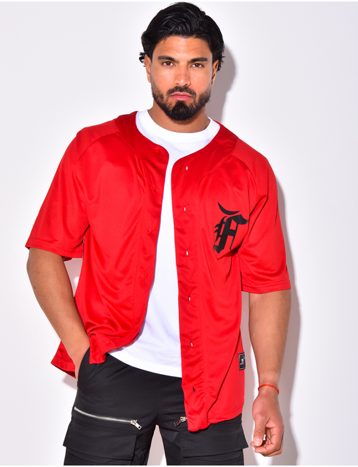 T-shirt homme à boutonner