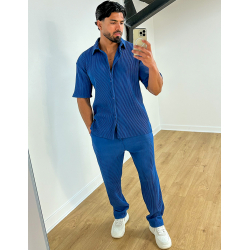 Ensemble chemise et pantalon plissée Ensemble chemise et pantalon plissée