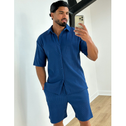 Ensemble short et chemise côtelé Ensemble short et chemise côtelé