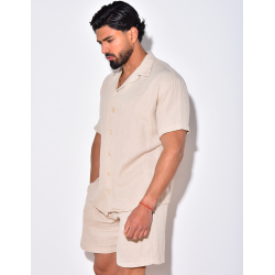 Ensemble short et chemise en lin Ensemble short et chemise en lin