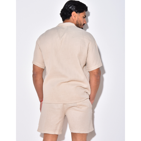Ensemble short et chemise en lin Ensemble short et chemise en lin