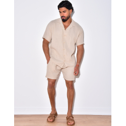 Ensemble short et chemise en lin Ensemble short et chemise en lin