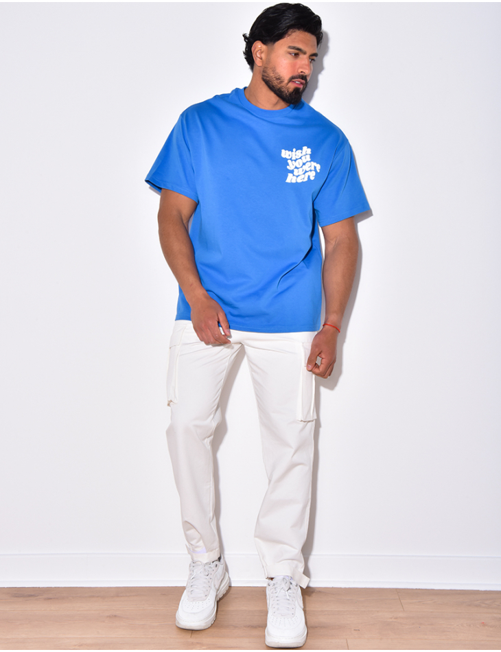 T-shirt "Wich you were here"