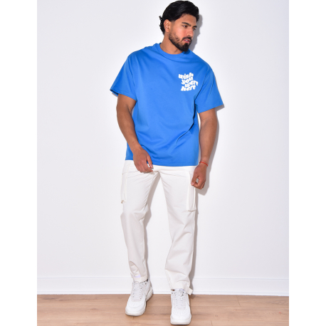 T-shirt "Wich you were here"