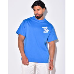 T-shirt "Wich you were here"