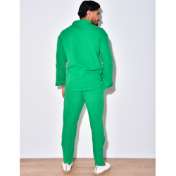 Ensemble pantalon et chemise en lin Ensemble pantalon et chemise en lin