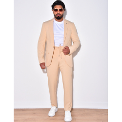 Ensemble de costume 2 pièces à petits carreaux