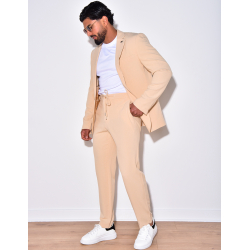 Ensemble de costume 2 pièces à petits carreaux