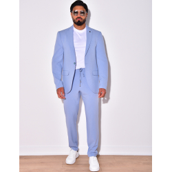 Ensemble de costume 2 pièces à petits carreaux