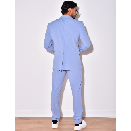 Ensemble de costume 2 pièces à petits carreaux