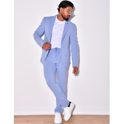 Ensemble de costume 2 pièces à petits carreaux