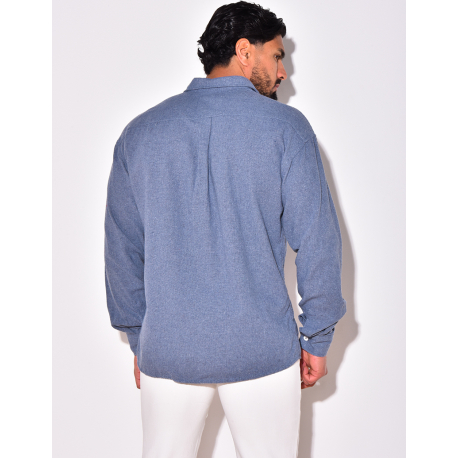 Chemise unie manches longues Chemise unie manches longues