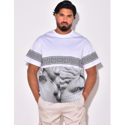 T-shirt à formes géométrique T-shirt à formes géométrique