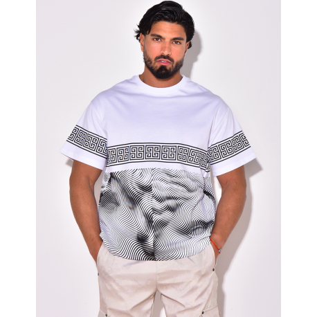 T-shirt à formes géométrique T-shirt à formes géométrique