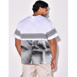 T-shirt à formes géométrique T-shirt à formes géométrique