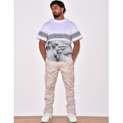 T-shirt à formes géométrique T-shirt à formes géométrique