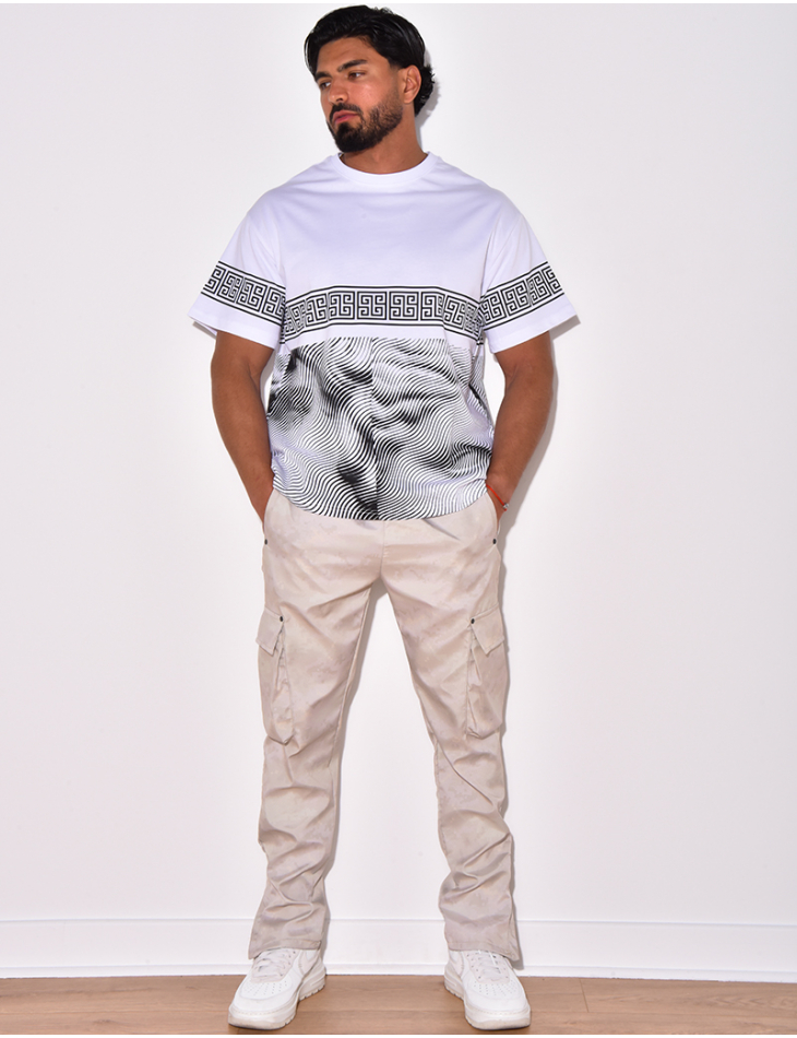 T-shirt à formes géométrique T-shirt à formes géométrique