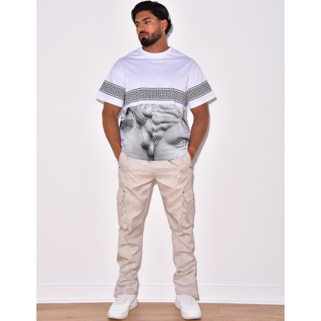 T-shirt à formes géométrique T-shirt à formes géométrique