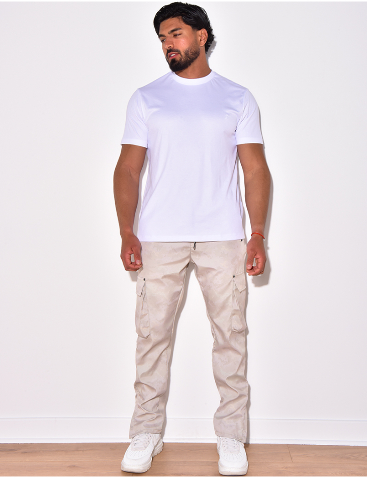T-shirt basic brodé "B" T-shirt basic brodé "B"