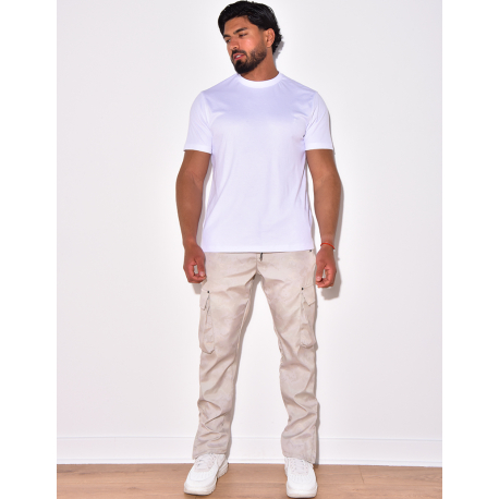 T-shirt basic brodé "B" T-shirt basic brodé "B"