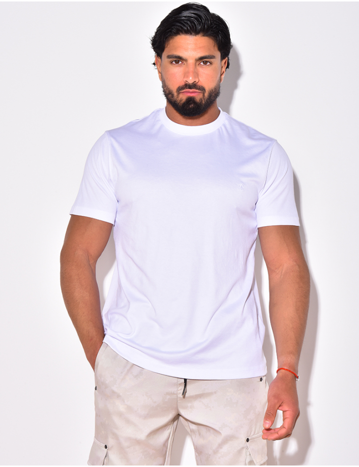 T-shirt basic brodé "B" T-shirt basic brodé "B"