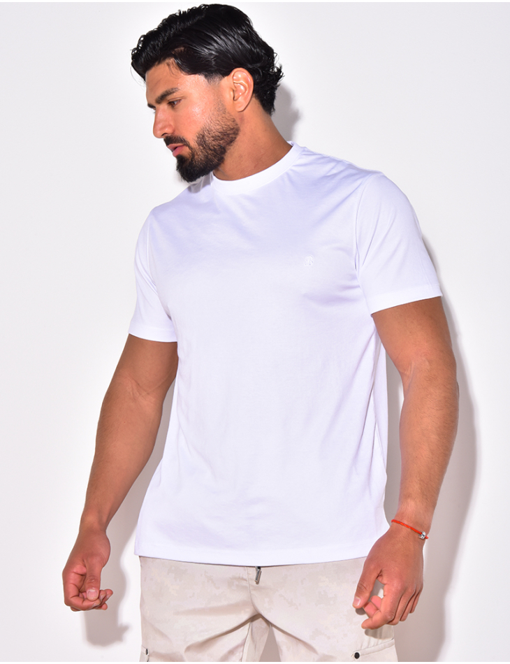 T-shirt basic brodé "B" T-shirt basic brodé "B"
