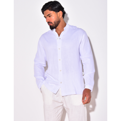 Chemise manches longues à col rond Chemise manches longues à col rond