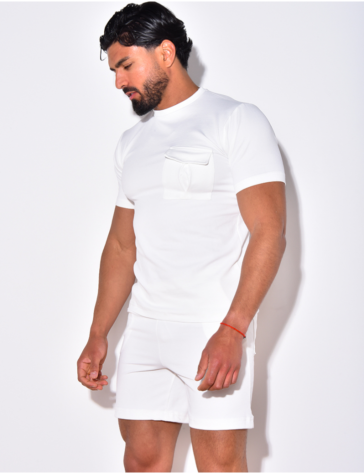 Ensemble short et t-shirt à poches