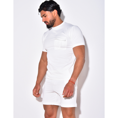 Ensemble short et t-shirt à poches