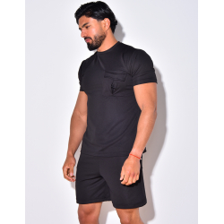 Ensemble short et t-shirt à poches