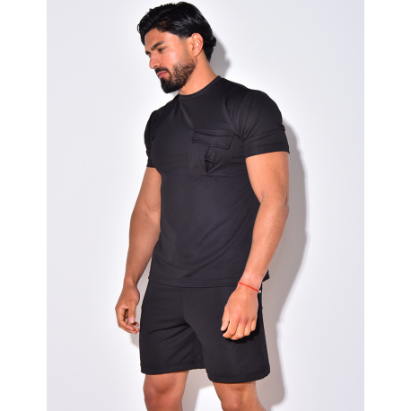 Ensemble short et t-shirt à poches