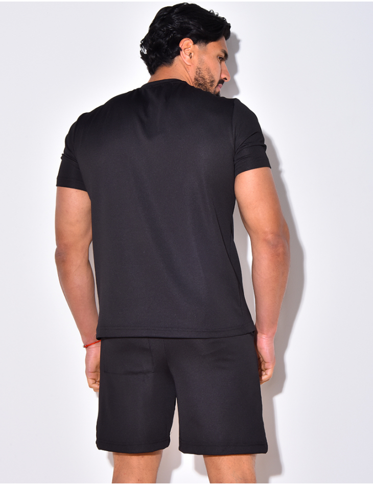 Ensemble short et t-shirt à poches