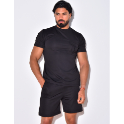 Ensemble short et t-shirt à poches