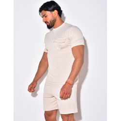 Ensemble short et t-shirt à poches Ensemble short et t-shirt à poches