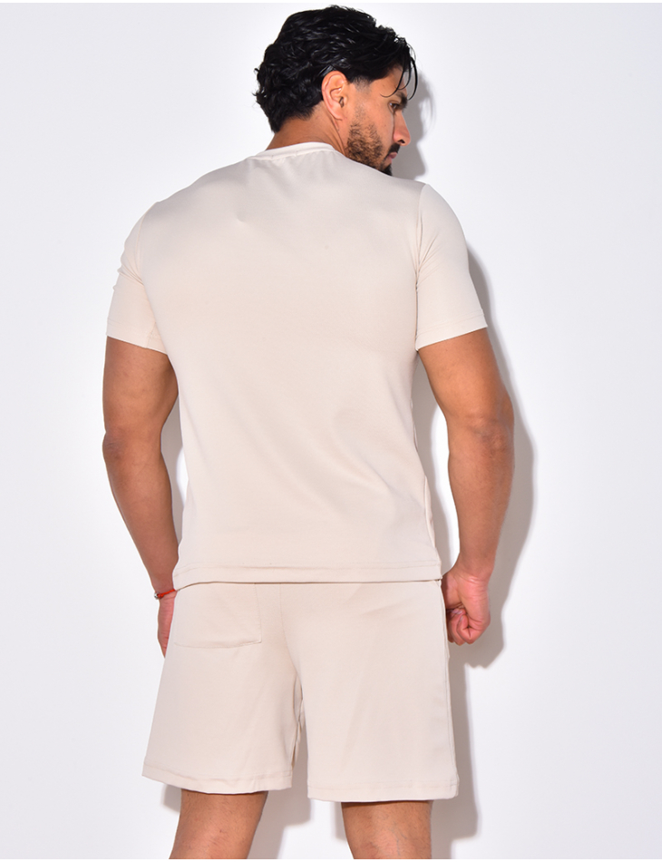 Ensemble short et t-shirt à poches Ensemble short et t-shirt à poches
