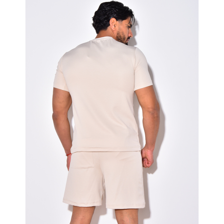 Ensemble short et t-shirt à poches Ensemble short et t-shirt à poches