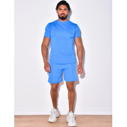 Ensemble short et t-shirt à poches